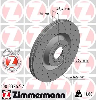 Brake Disc SPORT BRAKE DISC Z 100.3326.52