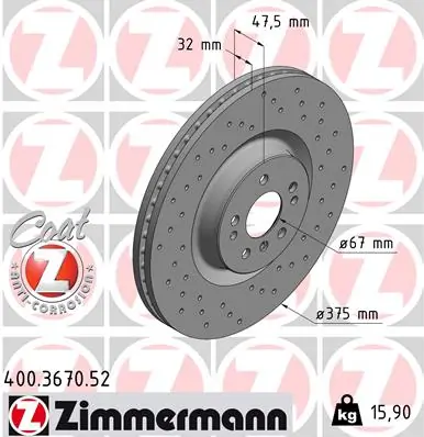 Brake Disc SPORT BRAKE DISC Z 400.3670.52