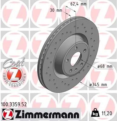 Brake Disc SPORT BRAKE DISC Z 100.3359.52