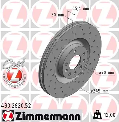Brake Disc SPORT BRAKE DISC Z 430.2620.52