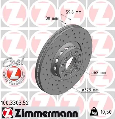 Brake Disc SPORT BRAKE DISC Z 100.3303.52
