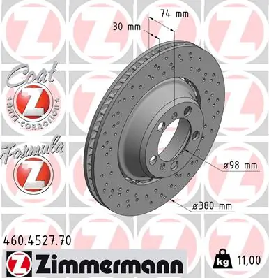 Brake Disc FORMULA Z BRAKE DISC 460.4527.70