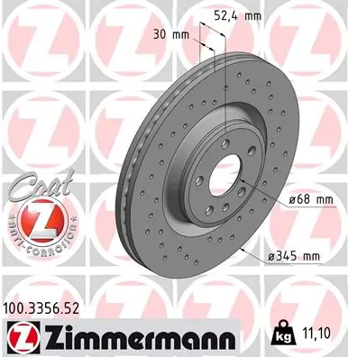 Brake Disc SPORT BRAKE DISC Z 100.3356.52