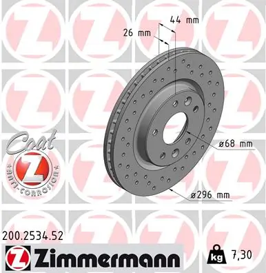 Brake Disc SPORT BRAKE DISC Z 200.2534.52