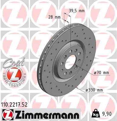Brake Disc SPORT BRAKE DISC Z 110.2217.52