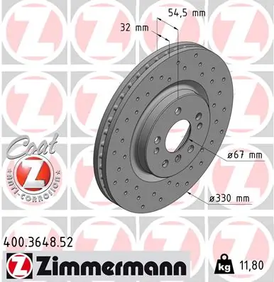 Brake Disc SPORT BRAKE DISC Z 400.3648.52