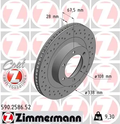 Brake Disc SPORT BRAKE DISC Z 590.2586.52