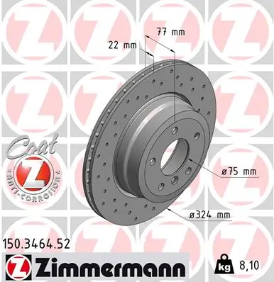 Brake Disc SPORT BRAKE DISC Z 150.3464.52