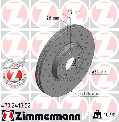 Brake Disc SPORT BRAKE DISC Z 470.2418.52