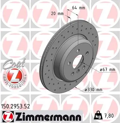 Brake Disc SPORT BRAKE DISC Z 150.2953.52