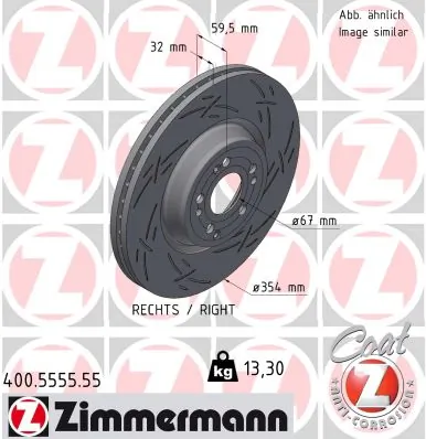 Brake Disc BLACK Z 400.5555.55