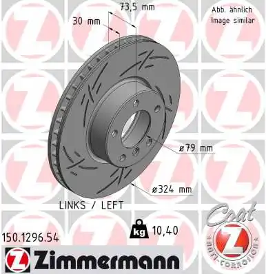Brake Disc BLACK Z 150.1296.54