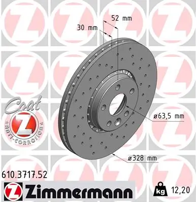 Brake Disc SPORT BRAKE DISC Z 610.3717.52