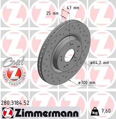 Brake Disc SPORT BRAKE DISC Z 280.3184.52