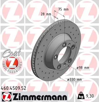 Brake Disc SPORT BRAKE DISC Z 460.4509.52