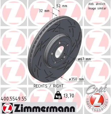 Brake Disc BLACK Z 400.5549.55