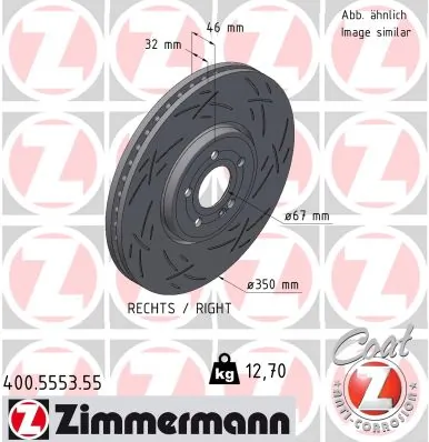 Brake Disc BLACK Z 400.5553.55