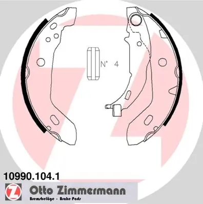 Brake Shoe Set 10990.104.1