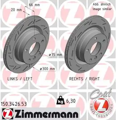 Brake Disc BLACK Z 150.3426.53