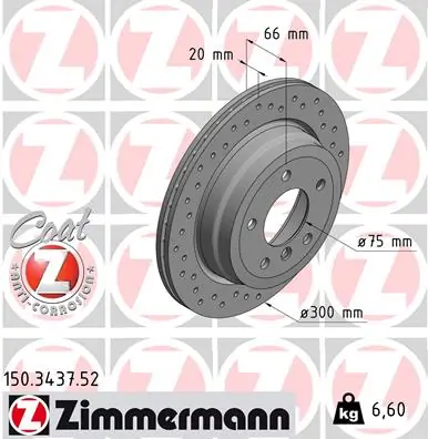Brake Disc SPORT BRAKE DISC Z 150.3437.52
