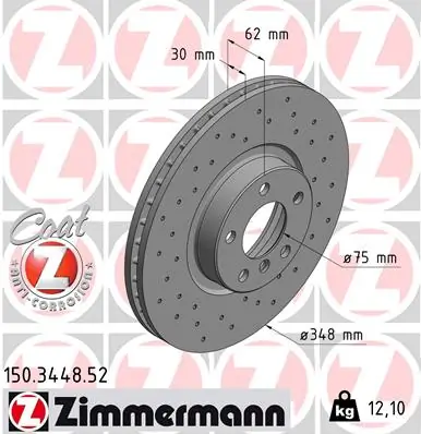 Brake Disc SPORT BRAKE DISC Z 150.3448.52