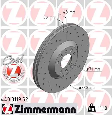 Brake Disc SPORT BRAKE DISC Z 440.3119.52