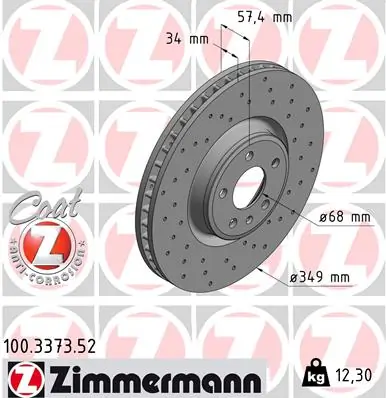 Brake Disc SPORT BRAKE DISC Z 100.3373.52
