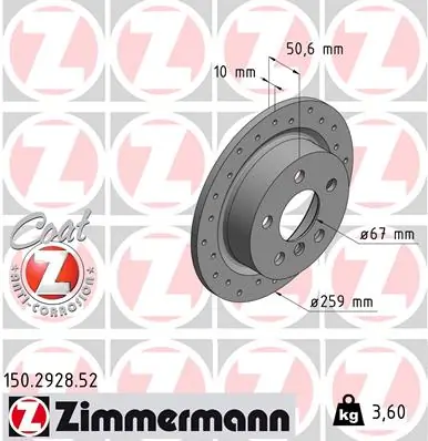 Brake Disc SPORT BRAKE DISC Z 150.2928.52