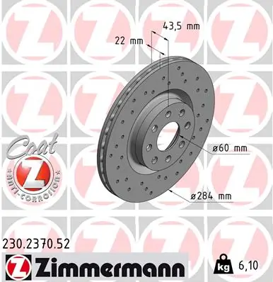 Brake Disc SPORT BRAKE DISC Z 230.2370.52