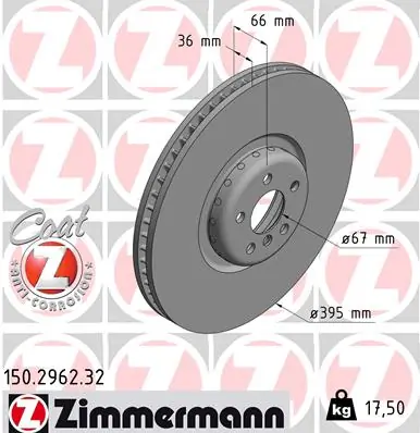 Brake Disc FORMULA F 150.2962.32
