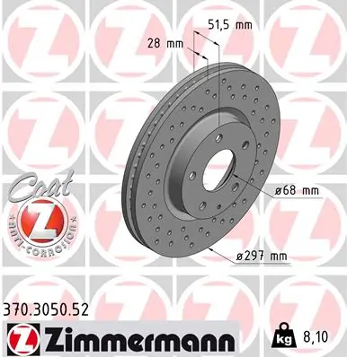 Brake Disc SPORT BRAKE DISC Z 370.3050.52