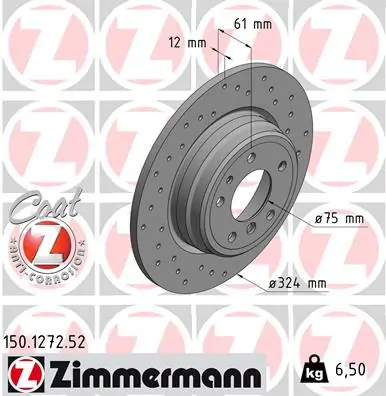 Brake Disc SPORT BRAKE DISC Z 150.1272.52