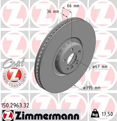 Brake Disc FORMULA F 150.2963.32