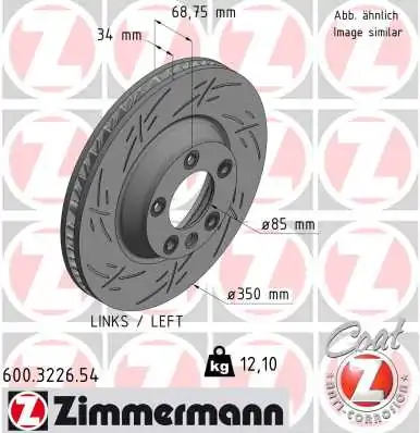 Brake Disc BLACK Z 600.3226.54