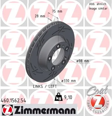 Brake Disc BLACK Z 460.1562.54