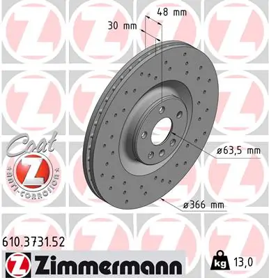 Brake Disc SPORT BRAKE DISC Z 610.3731.52