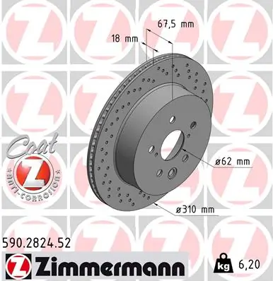 Brake Disc SPORT BRAKE DISC Z 590.2824.52
