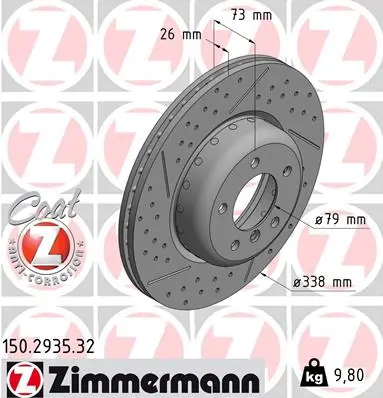 Brake Disc FORMULA F 150.2935.32