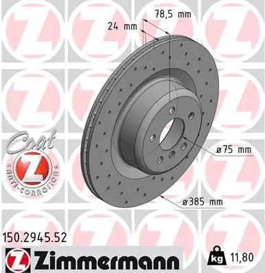 Brake Disc SPORT BRAKE DISC Z 150.2945.52