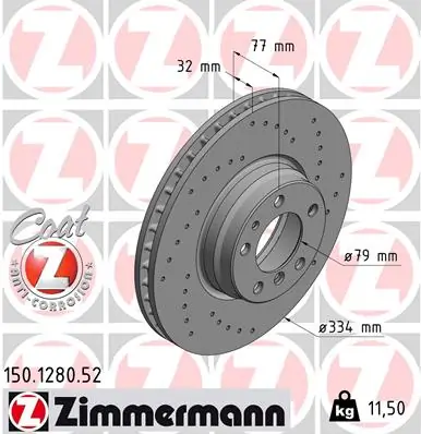 Brake Disc SPORT BRAKE DISC Z 150.1280.52