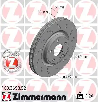 Brake Disc SPORT BRAKE DISC Z 400.3693.52