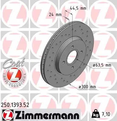 Brake Disc SPORT BRAKE DISC Z 250.1393.52