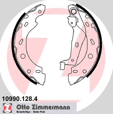 Brake Shoe Set 10990.128.4