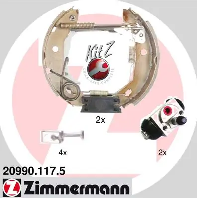 Brake Shoe Set KIT Z 20990.117.5