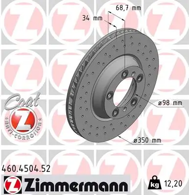 Brake Disc SPORT BRAKE DISC Z 460.4504.52
