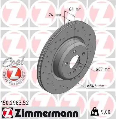 Brake Disc SPORT BRAKE DISC Z 150.2983.52