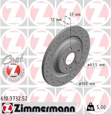 Brake Disc SPORT BRAKE DISC Z 610.3732.52