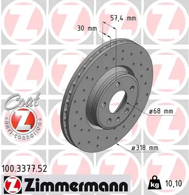 Brake Disc SPORT BRAKE DISC Z 100.3377.52