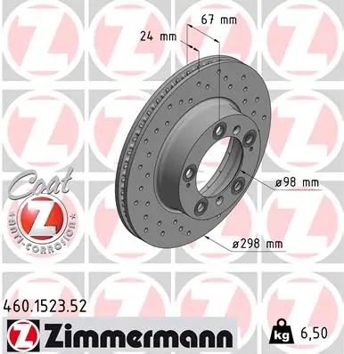 Brake Disc SPORT BRAKE DISC Z 460.1523.52