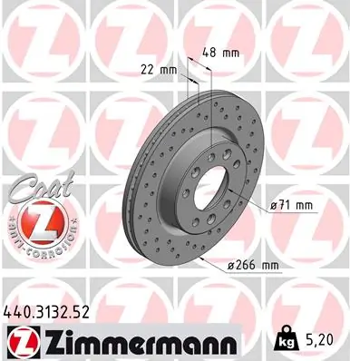 Brake Disc SPORT BRAKE DISC Z 440.3132.52